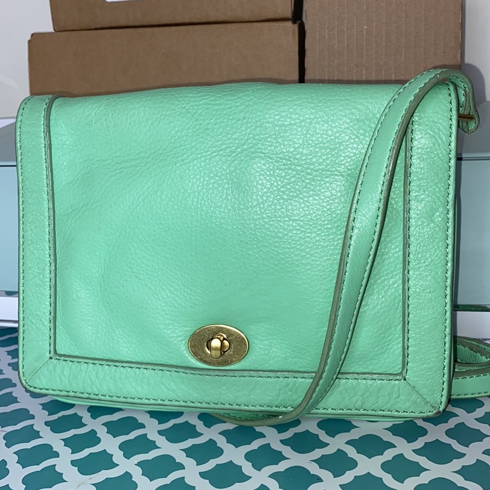 J. Crew crossbody bag mint green